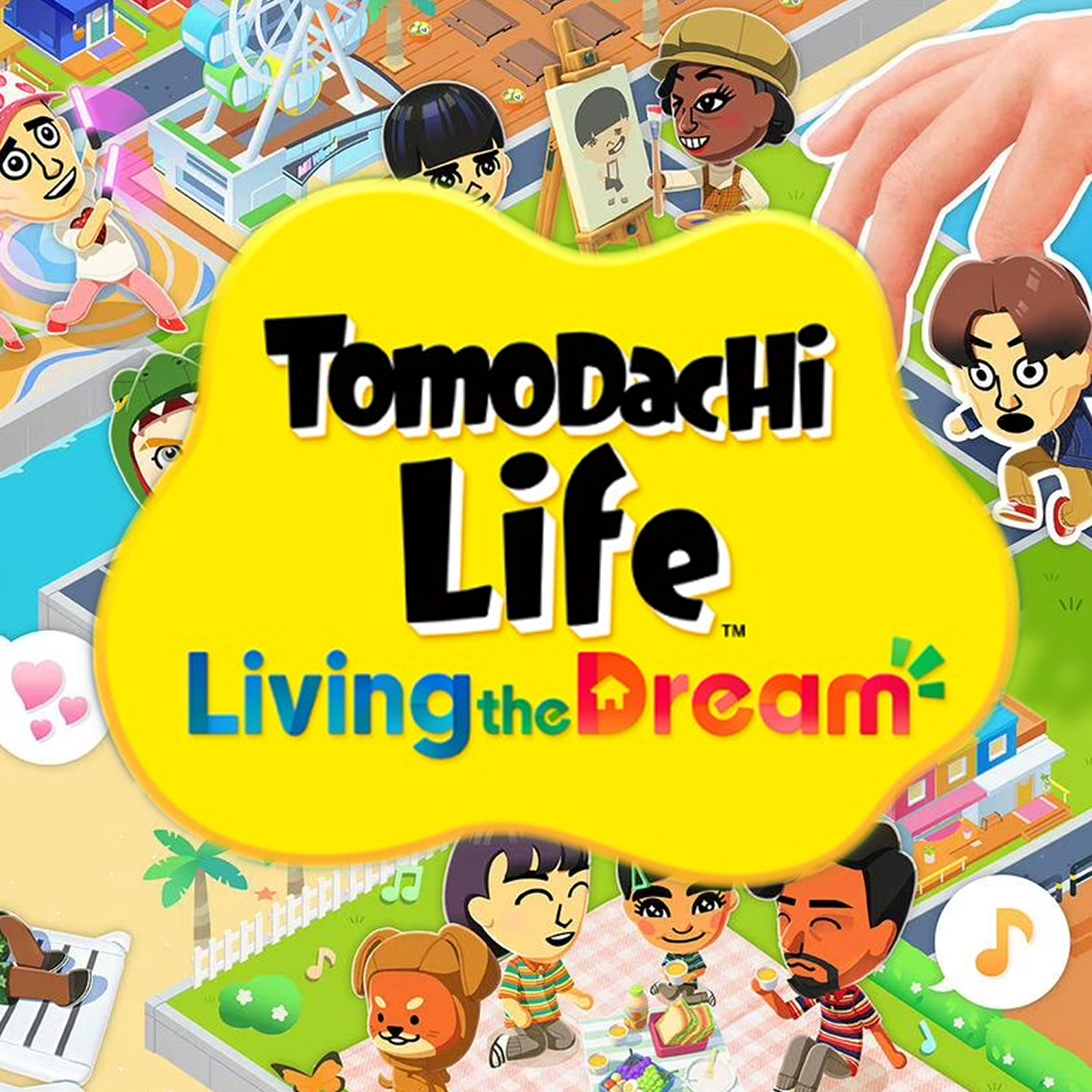 Tomodachi Life Living the Dream Logo